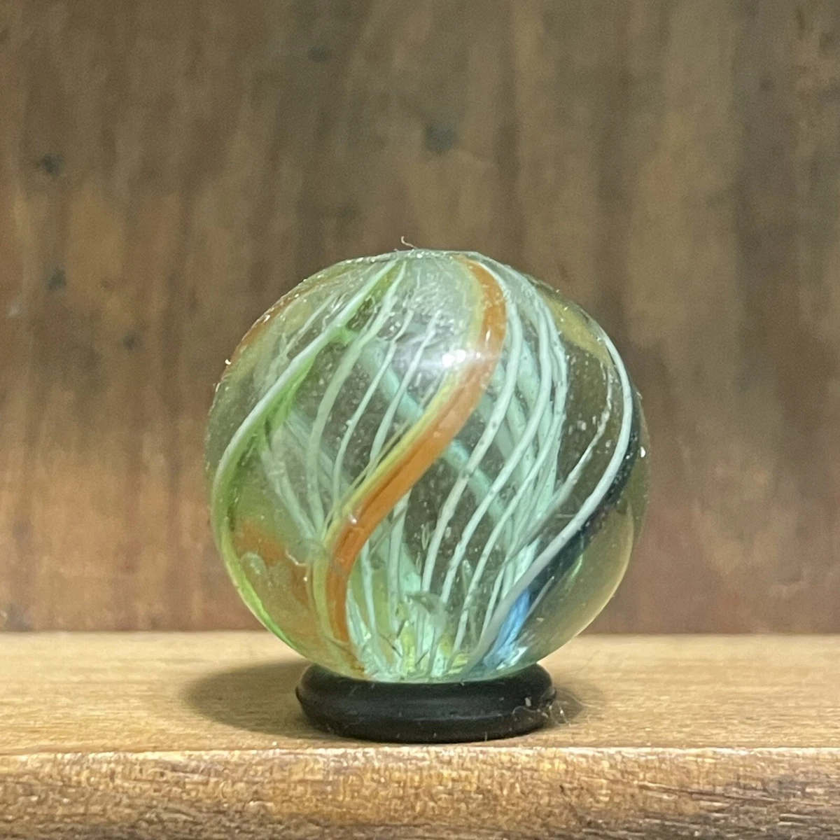 Grand Lauscha Verre Marbre Vieux XXL Swirl Marble 4,3 CM