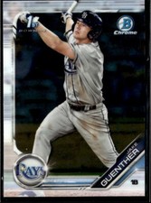 2019 Bowman Draft Chrome Jake Guenther Tampa Bay Rays #BDC-96 3 Card Lot