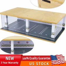 1/24 Scale Car Garage LED Lighting Parking Lot Diorama Scene Display Model