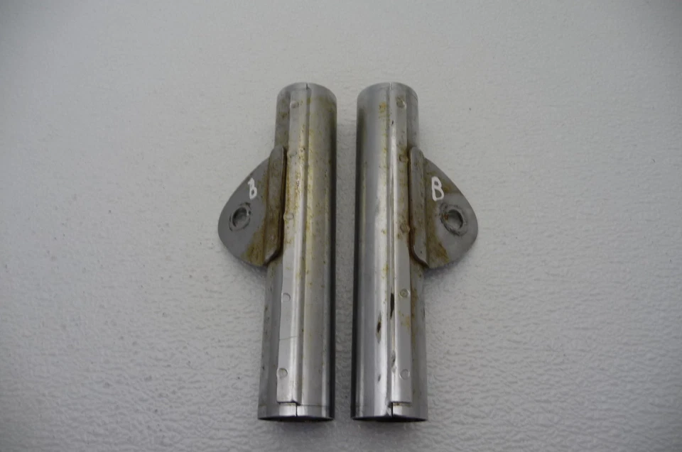 Soportes/orejas de faros cromados para Suzuki TS90 TS 90 #6097 (B) Foto 3 de 3