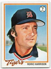 1978 Roric Harrison Topps - Detroit Tigers