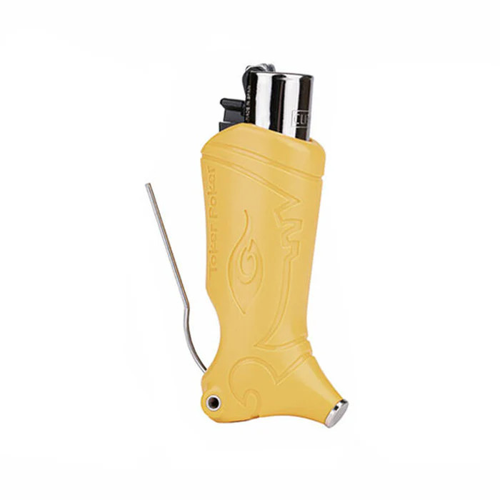 Toker Poker Clipper - Yellow (no lighter Included)