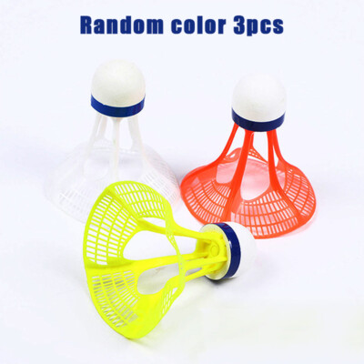 3pcs Windproof Badminton Wind Resistance Shuttlecock Ball Training Accessoi:J~
