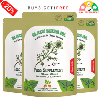 Original Schwarzkümmel Kapseln Bio Vegan 6000mg ganze Samen