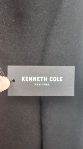 NEW Kenneth Cole New York Men's Black Long Over Coat Size 54R - Picture 10 of 16