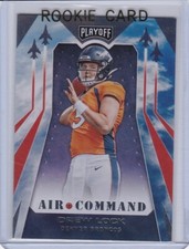 DREW LOCK ROOKIE CARD Denver Broncos 2019 Playoff Football AIR COMMAND RC