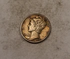 1930 Mercury Dime * Extra Fine XF/EF Toned * 90% Silver * XD710