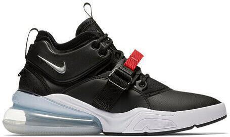 Nike Air Force 270 Shoes Mens Black Red Strap High Top Air 