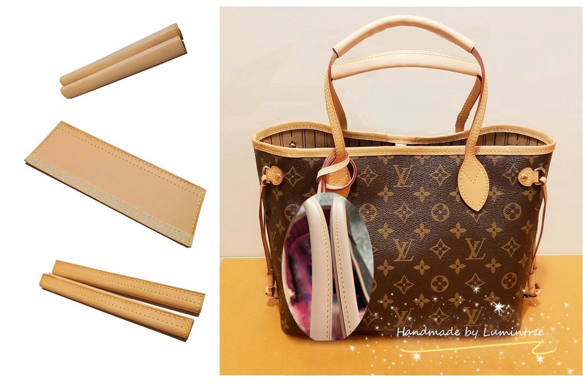 Handmade Vachetta Leder Gurtschützer/Handle protector cover for LV