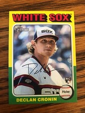 2024 Topps Heritage Mini Declan Cronin Chicago White Sox RC 337