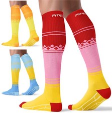 3 Pairs Compression Socks for Women and Men 20-30mmHg- Support Socks for Trav...