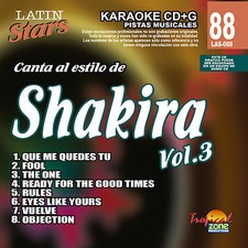 Karaoke Latin Stars 88 Shakira Vol.3