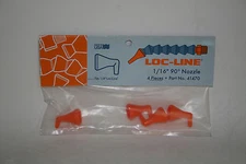 Loc-Line 1/4" Hose 1/16" Dia Hole 90 Deg Nozzle 41470 NEW!!!