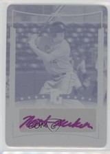 2014 Leaf Perfect Game Showcase Printing Plate Cyan 1/1 Mathew Mckeown Auto 0f8