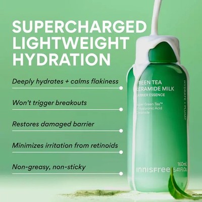 Innisfree Green Tea Ceramide Barrier Essence Mini 15mL  - NIB