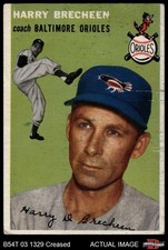 1954 Topps #203 Harry Brecheen Orioles 3 - VG