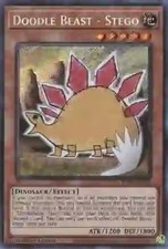 doodle cards yugioh Doodle Beast - Tyranno [BLCR-EN033] Secret Rare