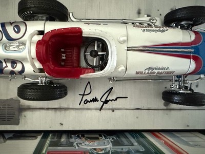 SIGNED Parnelli Jones Carousel 1 #4403 Watson Roadster 1:18 1962 Indy 500 Pole