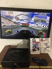 F1 Challenge Sega Saturn 1996 Virgin Foca 1 Official NO Case Formula One Racing