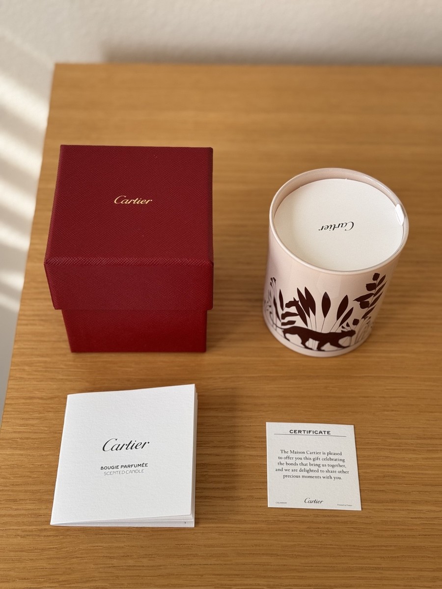 キャンドル Cartier Bougie Candle CARTIER PANTHERE BOUGIE PARFUMÉE SCENTED CANDLE - NEW VIP