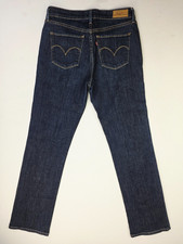 Levi's 29X32 Womens Size 8/29 Demi Curve Classic Straight Leg Blue Denim Jeans