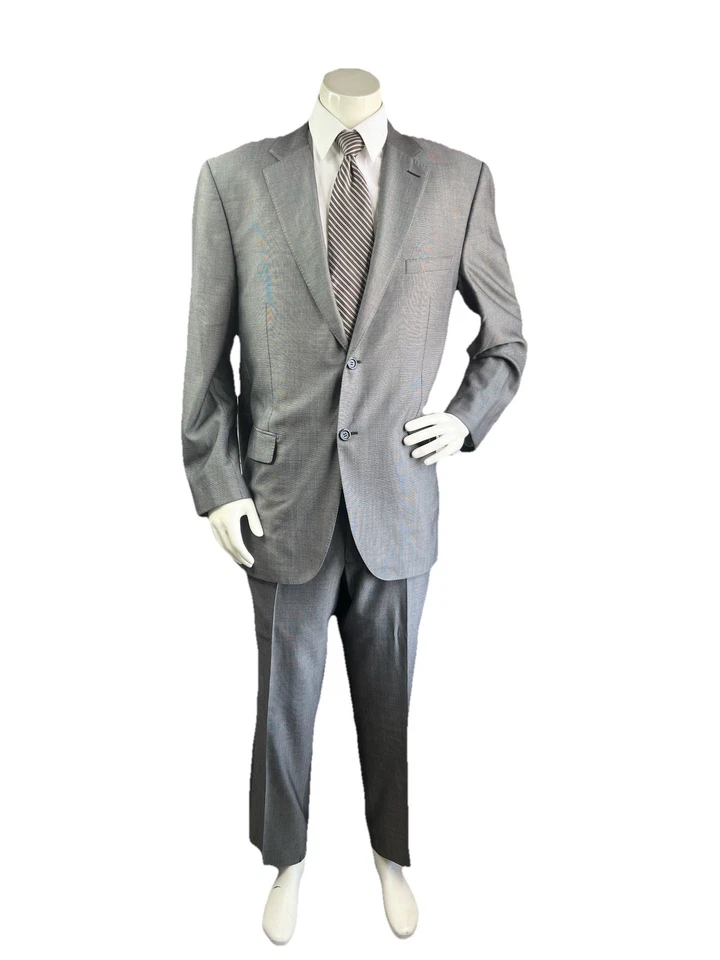 Traje de hombre Lanificio Cerruti Zegna Nobility Super 180 hecho a mano 2 piezas 42-44R 39-40x29 Foto 4 de 4