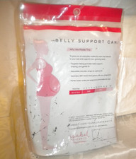 ISABEL MATERNITY BELLY SUPPORT CAMI SZ M L BLACK SEAMLESS STRETCH ADJUSTS BOX25