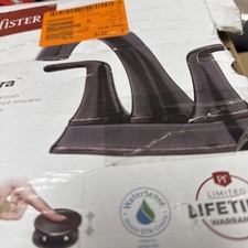 Pfister Ladera 4 in. Centerset Double Handle Bathroom Faucet in Tuscan Bronze