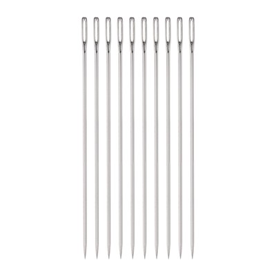 10pcs 3.94 Inch Upholstery Needles Stainless Steel Large Eye Sewing Needles