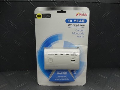 Kidde 10-Year Battery Powered Carbon Monoxide Detector w/LED Alarm Warning Light