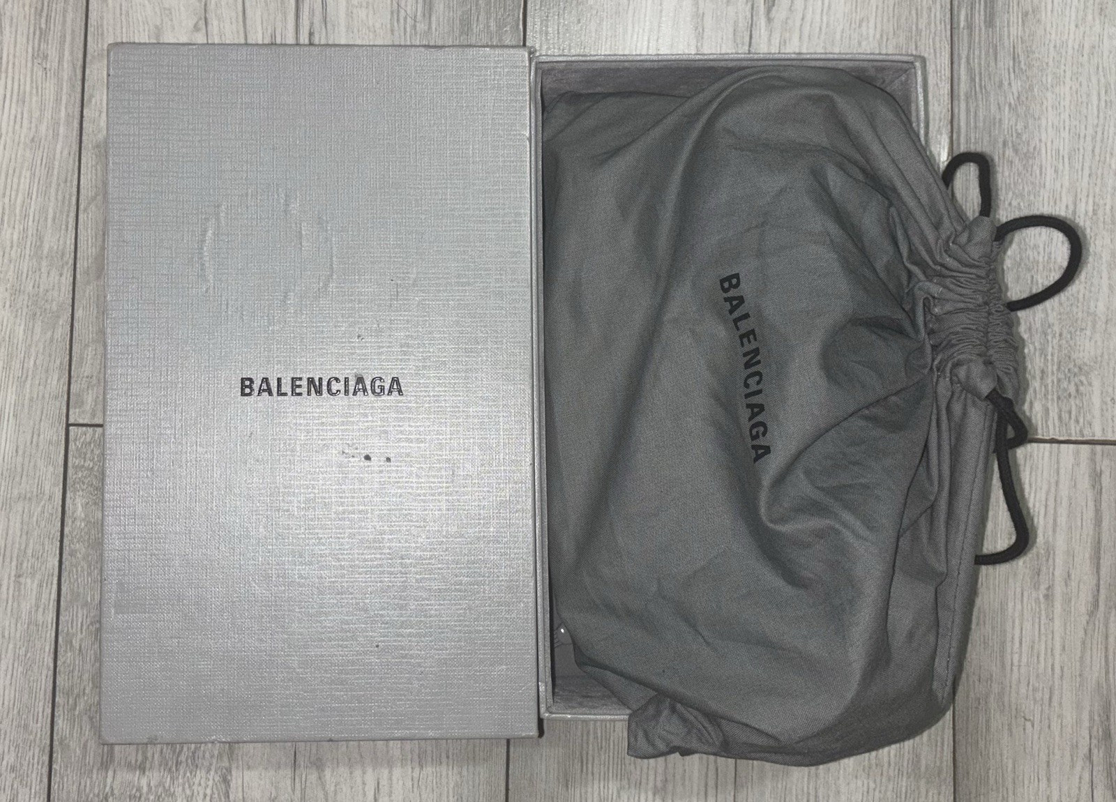 Authentic Balenciaga le Cagole Mini Crossbody Pouch Bag Black Gold BB Logo Rare