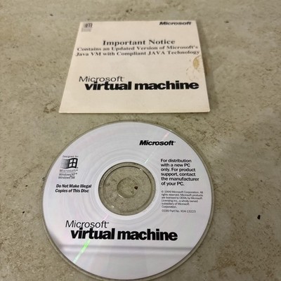 MICROSOFT VIRTUAL MACHINE Disc