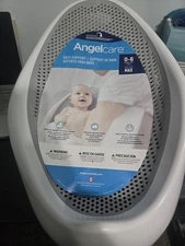 Angelcare Soft Touch Baby Bath Support For Newborns Up To 6 Months Gray