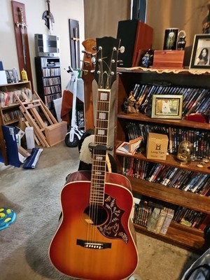 Acoustic Mock Hummingbird Guitar