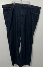 OLD NAVY Men's Big  Tall Jeans sz 54x32 Dark Wash Straight BUILT-IN TOUGH NWOT