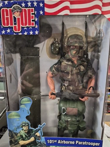 G I Joe ~ 2002 Hasbro  ~ 101st Airborne Paratrooper NEW IN ORIGINAL BOX