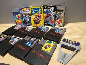 Nintendo NES Action Set Boxed with 10 games all in working order