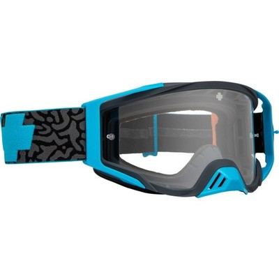Motorradbrille FOUNDATION Maze Blue HD Clear