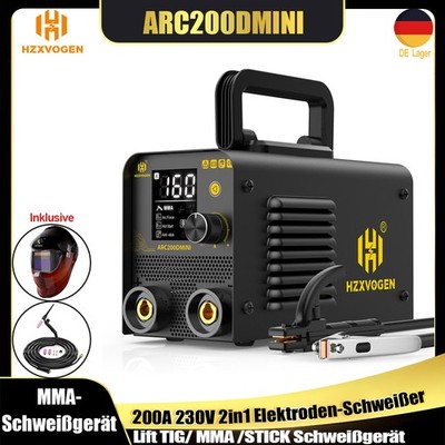 200A 240V Lichtbogenschweißgerät MMA Elektrode Heben Schweißgerät WIG Elektrode