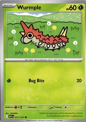 Wurmple 011/217 Mega Evolution: Ascended Heroes