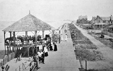 Boardwalk Beach Gazebo Rehoboth Delaware DE - Reprint