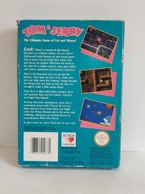Tom & Jerry The Ultimate Game of Cat and Mouse! NES Complete Rare CIB