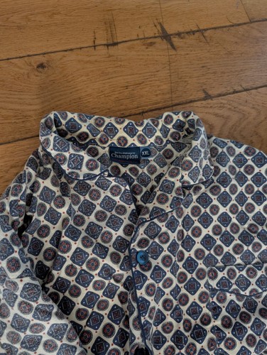 Vintage Champion Menswear 70s Brushed Cotton Pyjamas Size XL/XXL - Picture 2 of 5