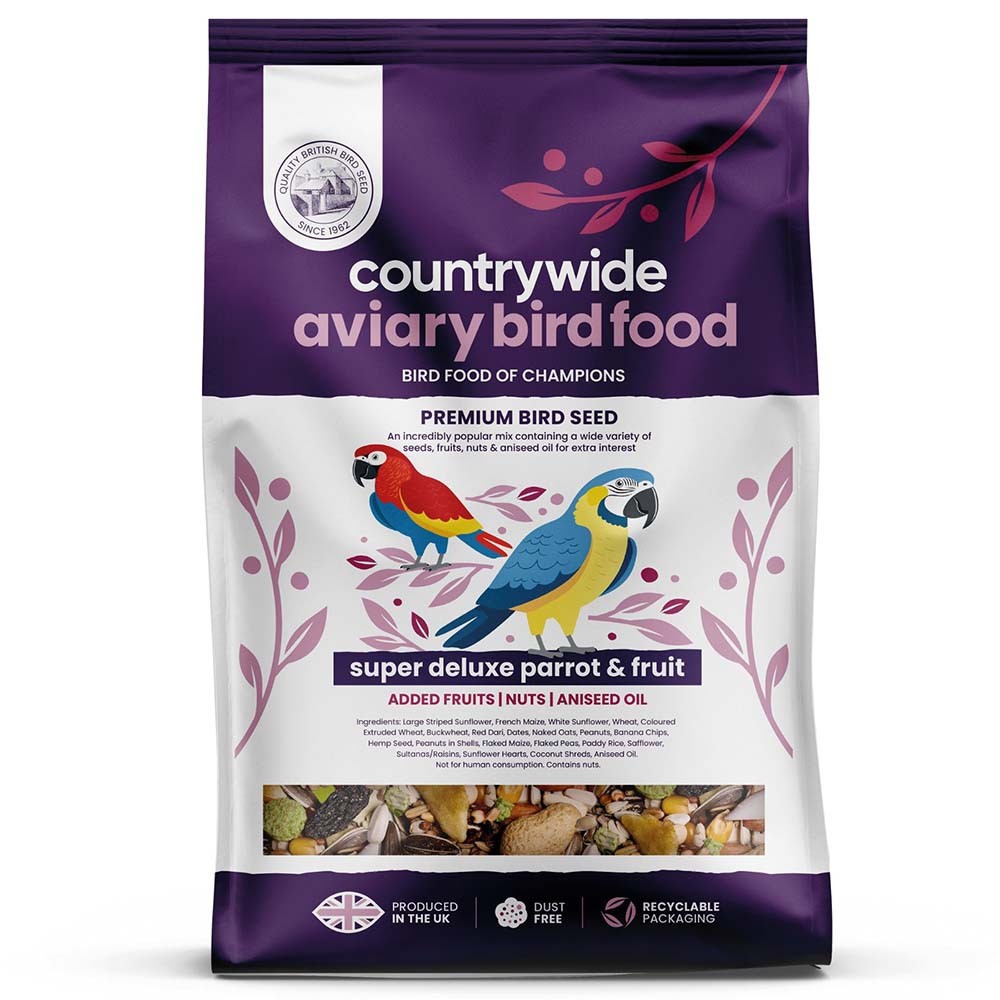 Countrywide Super Deluxe Fruity Parrot Food Seed Mix 2.5kg