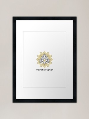 Vibrate Higher Onlight Awakenin Gerahmtes Wandbild Poster Leinwanddruck Bild