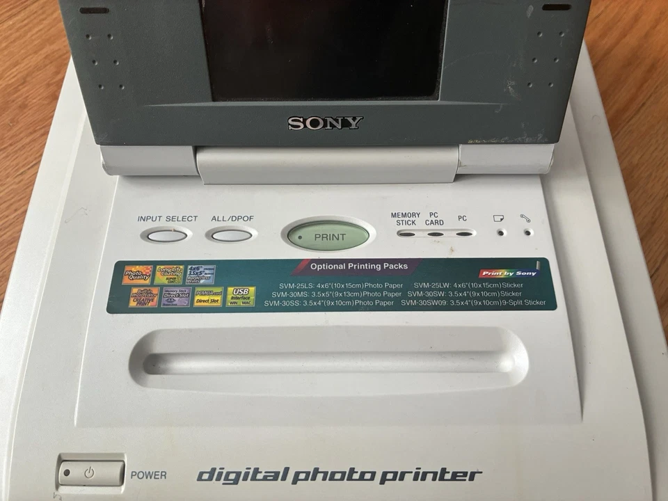 Sony DPP-EX7 Digital Color Photo Printer With Dye-Sublimation Technology - Image 4 of 4
