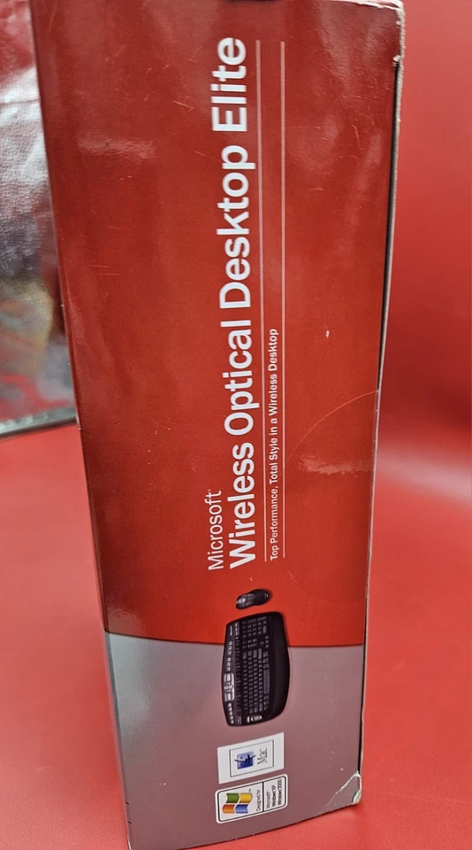 Microsoft Wireless Optical Desktop Elite USB/PS2 Keyboard And Mouse Combo New - Image 2 of 4