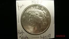1922-P AU Peace Silver Dollar #4009