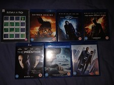 Christopher Nolan 7 Film Set (Memento, Dark Knight 1-3, Dunkirk, etc) Blu-rays