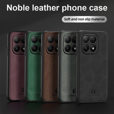 Leather Case For Xiaomi 15T Pro 14T Redmi Note 14 Pro Plus 5G Shockproof Cover